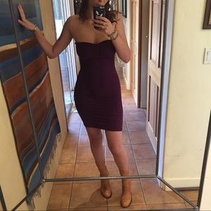 Free people intimately free plum strapless slip